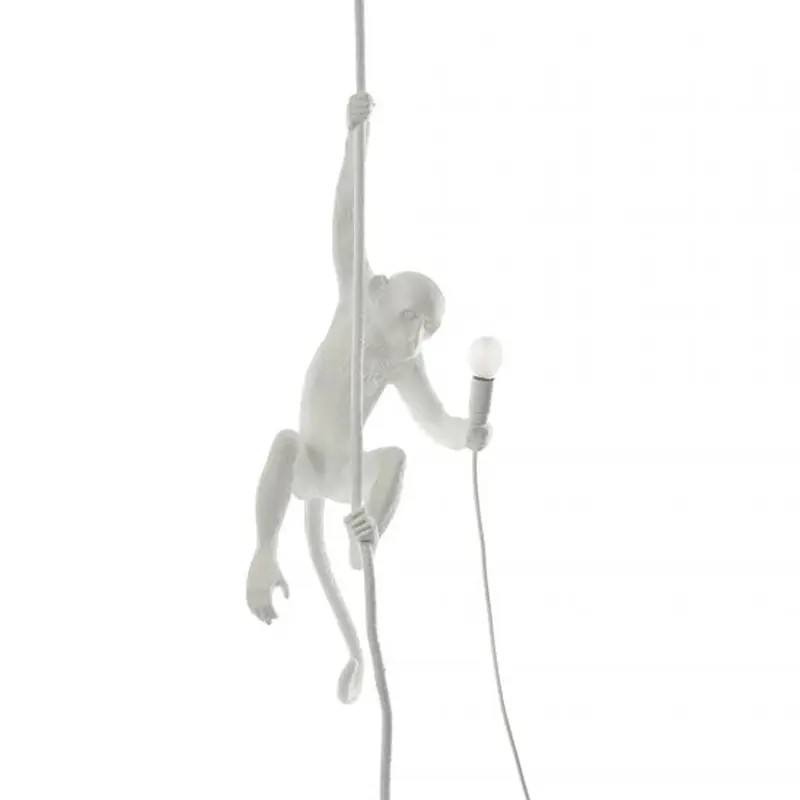 Monkey Lamp Ceiling White 14883 Sospensione - Seletti