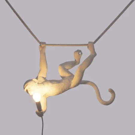 Monkey Lamp Swing White 14875 Sospensione - Seletti