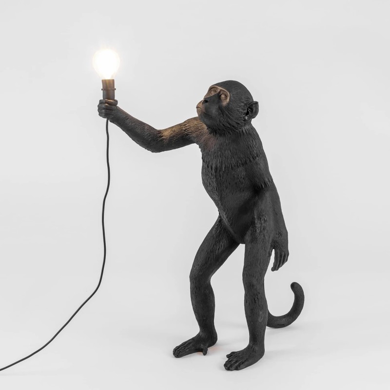 Monkey Lamp Outdoor Standing Black 14920 Terra - Seletti