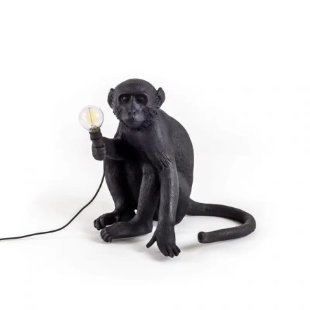 Monkey Lamp Outdoor Sitting Black 14922 Tavolo - Seletti