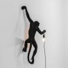 Monkey Lamp Outdoor Hanging Left Hand Black 14921 Parete - Seletti