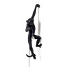 Monkey Lamp Outdoor Hanging Left Hand Black 14921 Parete - Seletti