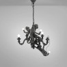 Monkey Chandelier Black 14866 Sospensione - Seletti