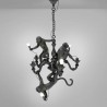 Monkey Chandelier Black 14866 Sospensione - Seletti
