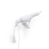 Bird Lamp Looking Left White 14734 Parete - Seletti
