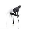 Bird Lamp Looking Left Black 14737 Parete - Seletti