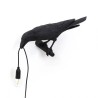 Bird Lamp Looking Left Black 14737 Parete - Seletti