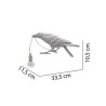 Bird Lamp Playing Black 14736 Tavolo - Seletti