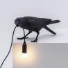 Bird Lamp Playing Black 14736 Tavolo - Seletti