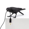 Bird Lamp Playing Black 14736 Tavolo - Seletti