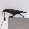Bird Lamp Playing Black 14736 Tavolo - Seletti