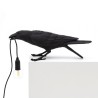 Bird Lamp Playing Black 14736 Tavolo - Seletti