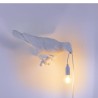 Bird Lamp Outdoor Looking Right White 14721 Parete - Seletti