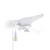 Bird Lamp Outdoor Looking Left White 14724 Parete - Seletti