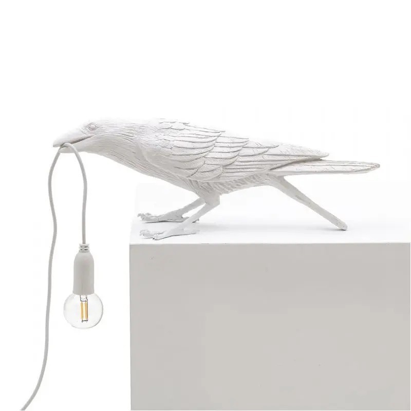 Bird Lamp Outdoor Playing White 14723 Tavolo - Seletti