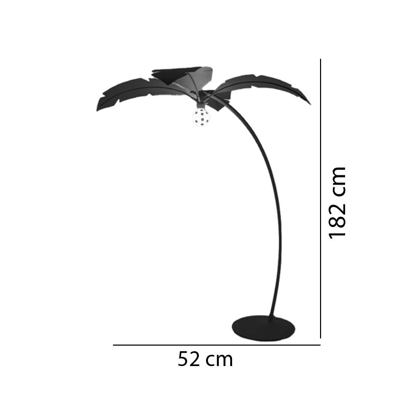 LaPalma Floor Lamp in Metal 01443 Terra - Seletti