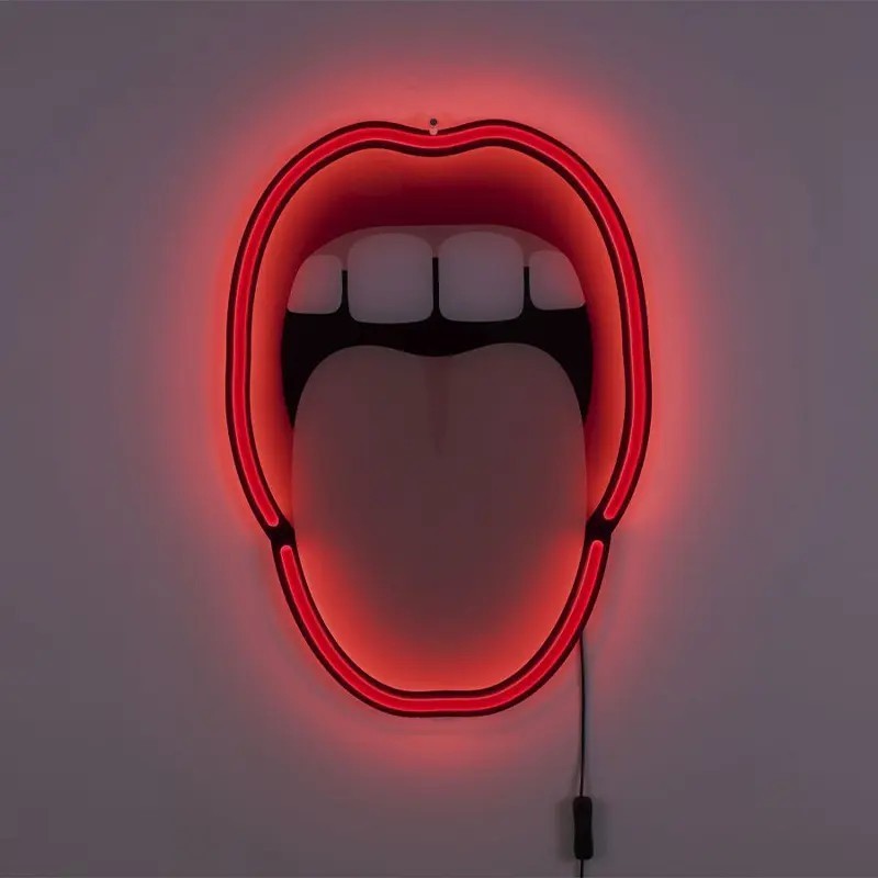 Led Neon Signs Tongue 13101 Parete - Seletti