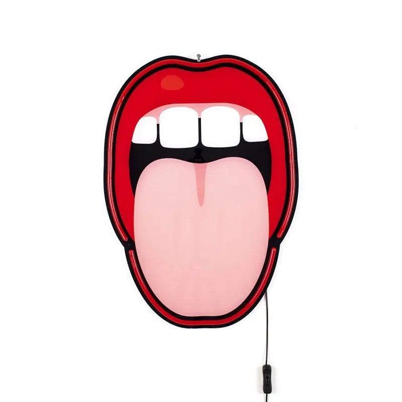 Led Neon Signs Tongue 13101 Parete - Seletti