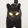 Jobby The Cat Lamp Nero 15041 Tavolo - Seletti