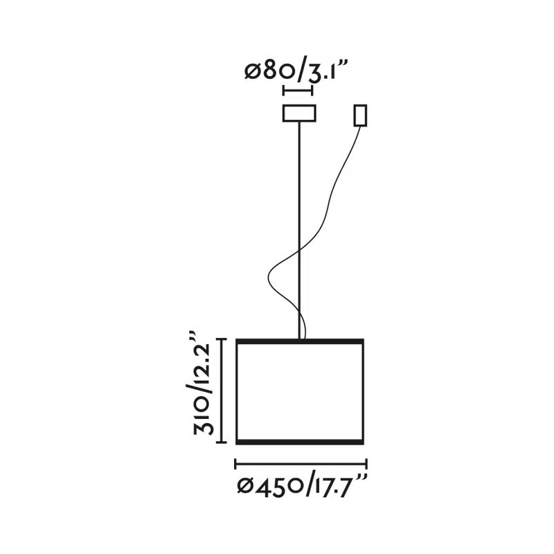 Mambo 450 Sospensione con Decentramento - Faro Barcelona