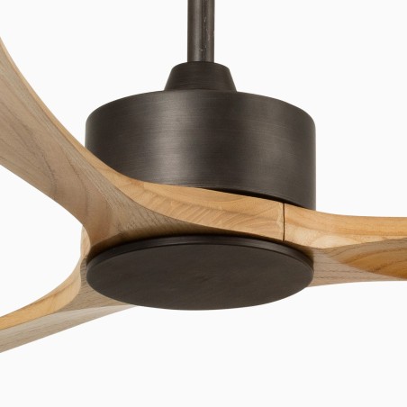 Kauai XXL Nero Ventilatore - Faro Barcelona