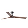 Heywood L Nero/Legno Scuro Ventilatore - Faro Barcelona