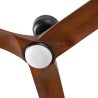Heywood L Nero/Legno Scuro con LED Ventilatore - Faro Barcelona