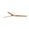 Heywood TUB L Bianco/Legno Chiaro Ventilatore - Faro Barcelona