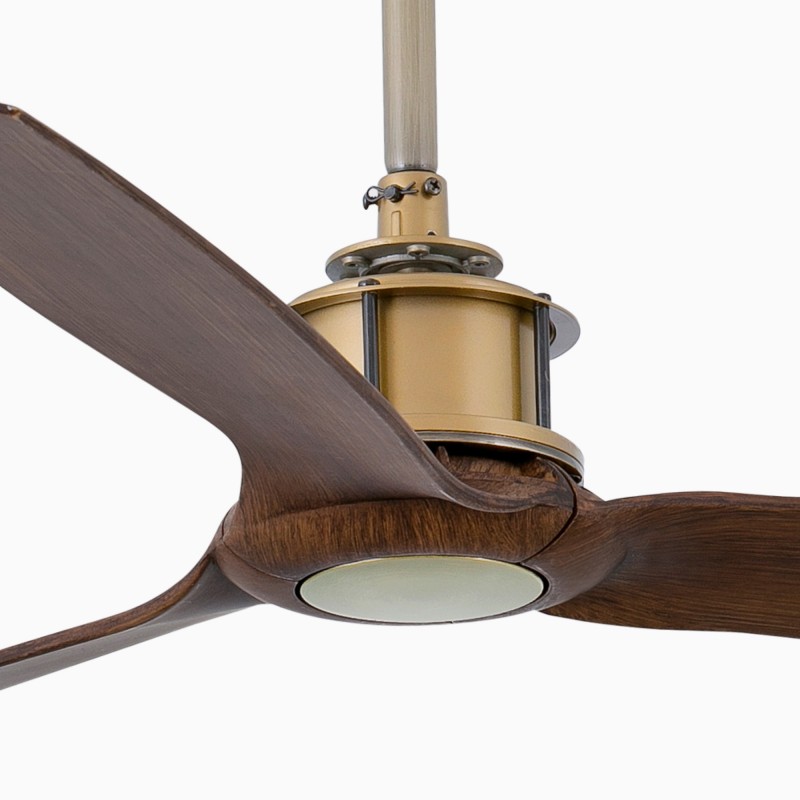 Just Fan M Oro/Noce Ventilatore - Faro Barcelona