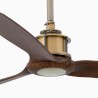 Just Fan M Oro/Noce Ventilatore - Faro Barcelona