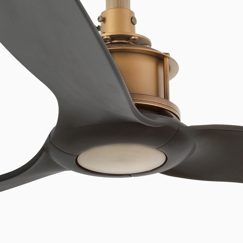 Just Fan M Oro/Nero Ventilatore - Faro Barcelona