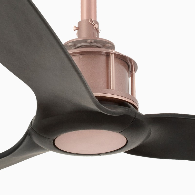 Just Fan M Rame/Nero Ventilatore - Faro Barcelona