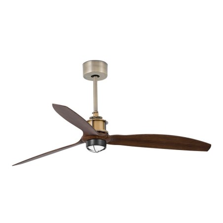 Just Fan M con LED Oro/Noce Ventilatore - Faro Barcelona