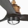 Just Fan M con LED Oro/Nero Ventilatore - Faro Barcelona