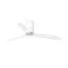 Mini Tube Fan M Bianco Lucido/Trasparente Ventilatore - Faro Barcelona