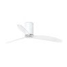 Mini Tube Fan M Bianco Opaco/Trasparente Ventilatore - Faro Barcelona