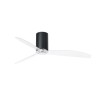 Mini Tube Fan M Nero Lucido/Trasparente Ventilatore - Faro Barcelona