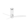 Tube Fan M con LED Cromo/Trasparente Ventilatore - Faro Barcelona