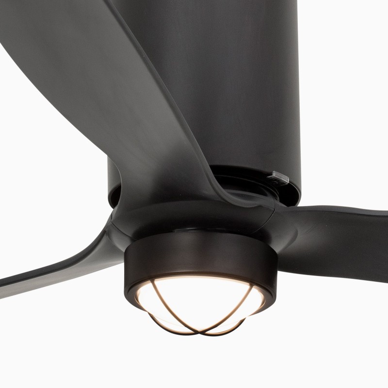 Tube Fan M con LED Nero Ventilatore - Faro Barcelona