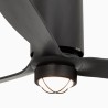 Tube Fan M con LED Nero Ventilatore - Faro Barcelona