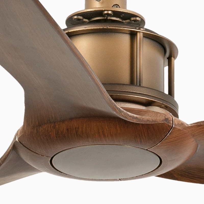Just Fan S Oro/Noce Ventilatore - Faro Barcelona