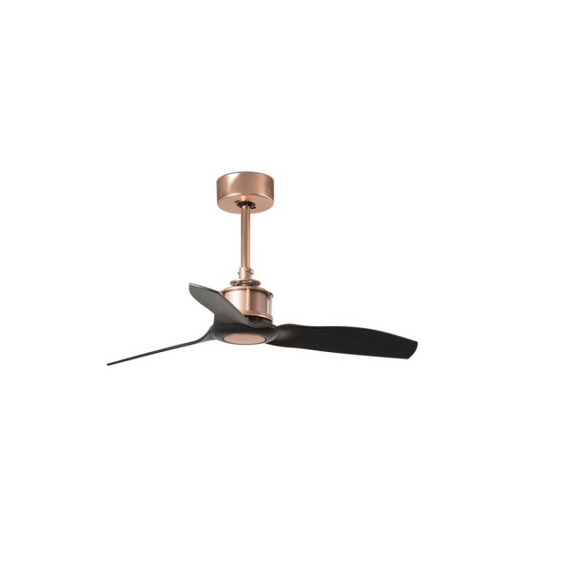 Just Fan S Rame/Nero Ventilatore - Faro Barcelona