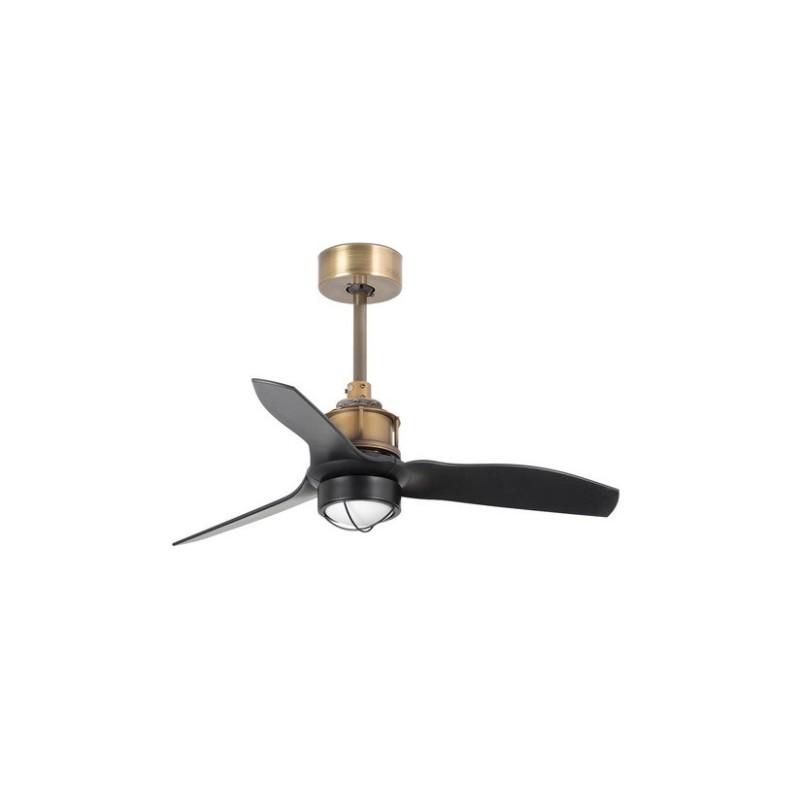 Just Fan S con LED Oro/Nero Ventilatore - Faro Barcelona