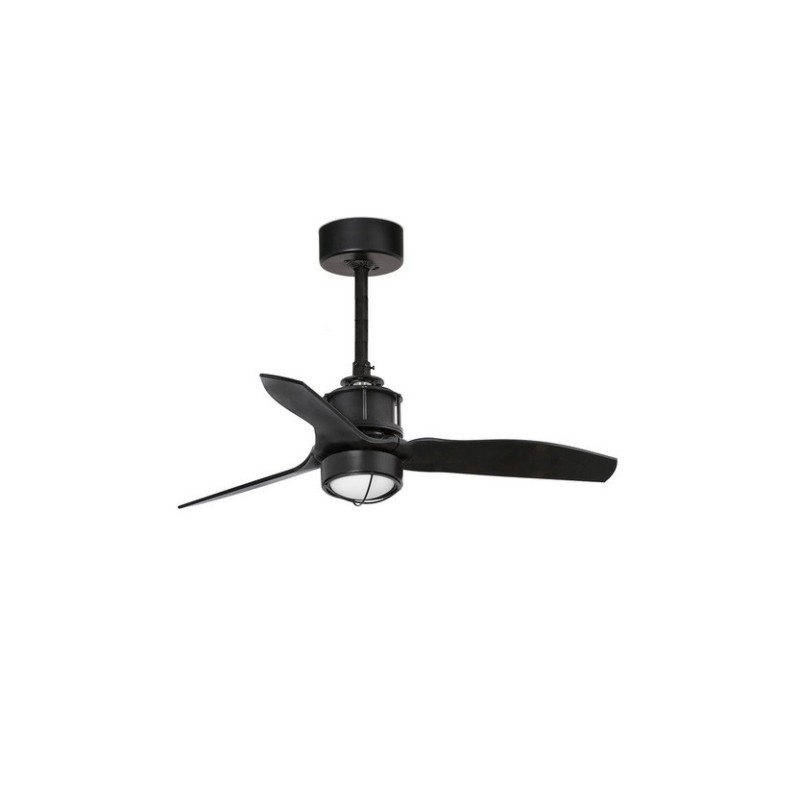 Just Fan S con LED Nero Ventilatore - Faro Barcelona