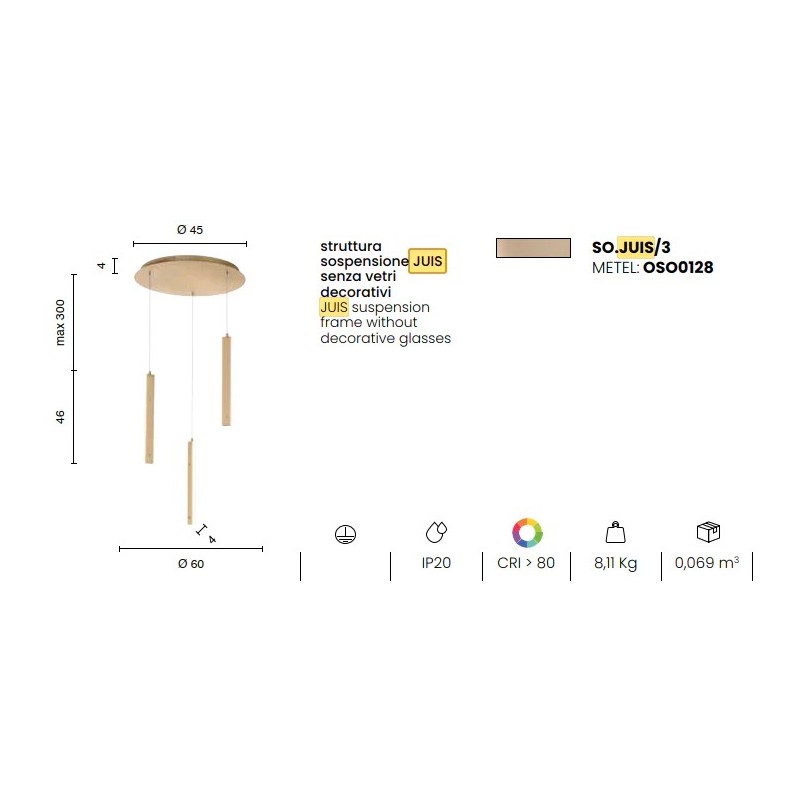 Juis/3 Sospensione - Ondaluce