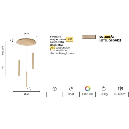 Juis/3 Sospensione - Ondaluce