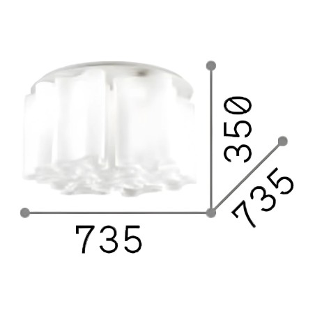 Compo PL10 Soffitto - Ideal-Lux