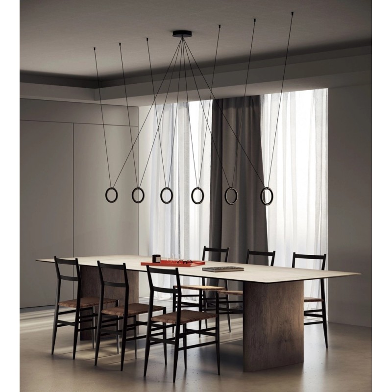 Rosone 6 Lights Central - Lodes