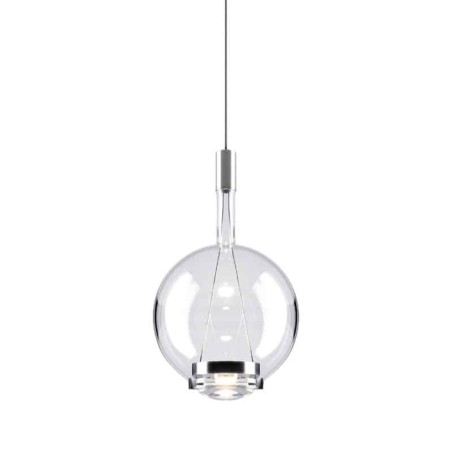 Sky-Fall Round Medium Cromo Sospensione - Lodes