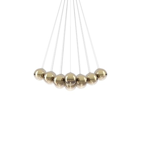 Random Cloud 23 Lights Ø23 Struttura BIANCO Sospensione - Lodes